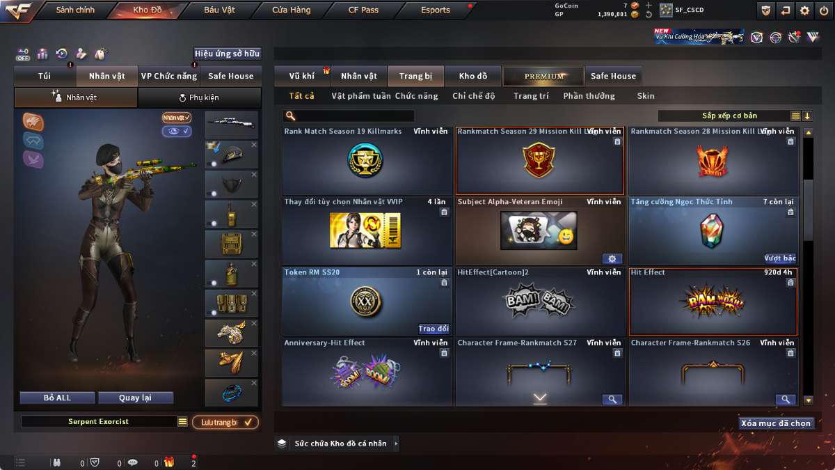 shop acc cf uy tin gia re